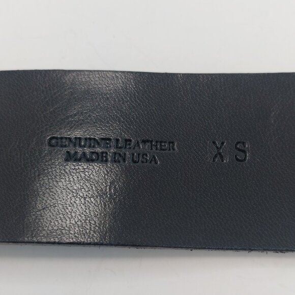 Halston Heritage Wide Black Leather/Suede Belt - Picture 5 of 12